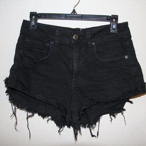HIGH-WAISTED DENIM SHORT SHORT